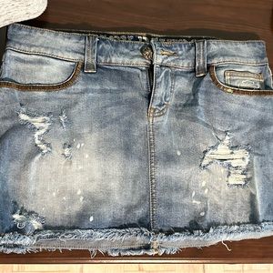 Harley Davidson ladies Jean miniskirt